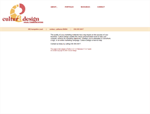 Tablet Screenshot of culturadesign.com